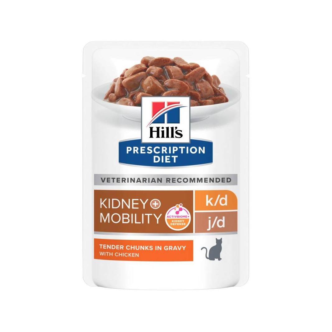 HILLS Diet Feline k/d + Mobility KAPSIČKA 12x85 g